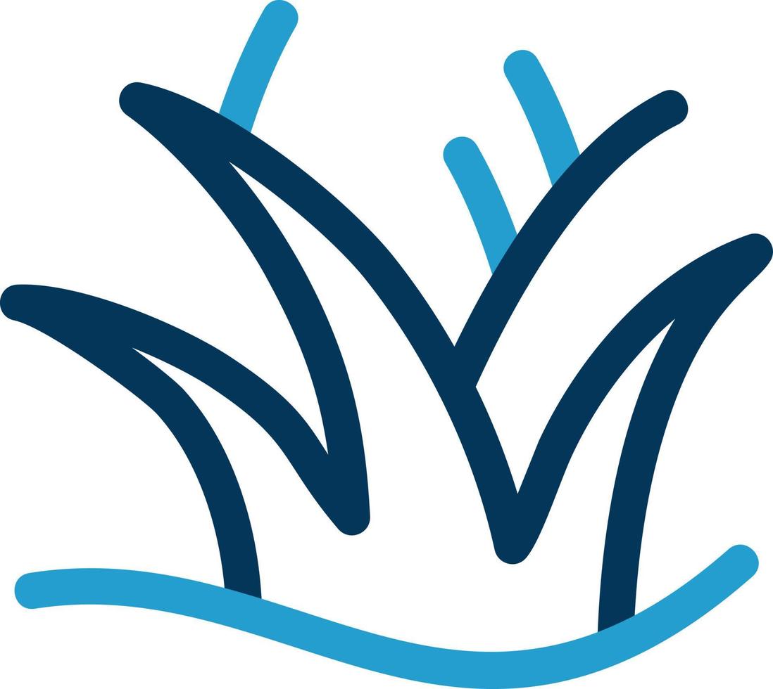 Desert Grass Vector Icon Design