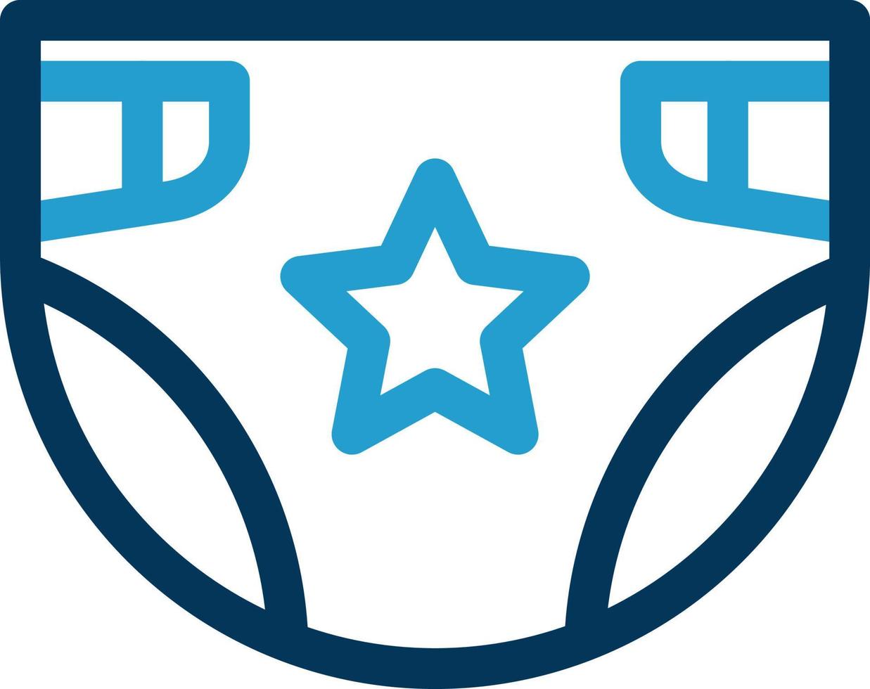 Diaper Vector Icon Design