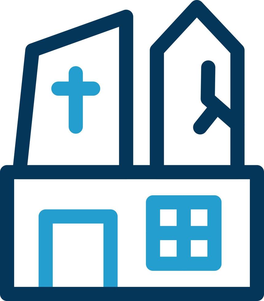 Ghost Castle Vector Icon Design