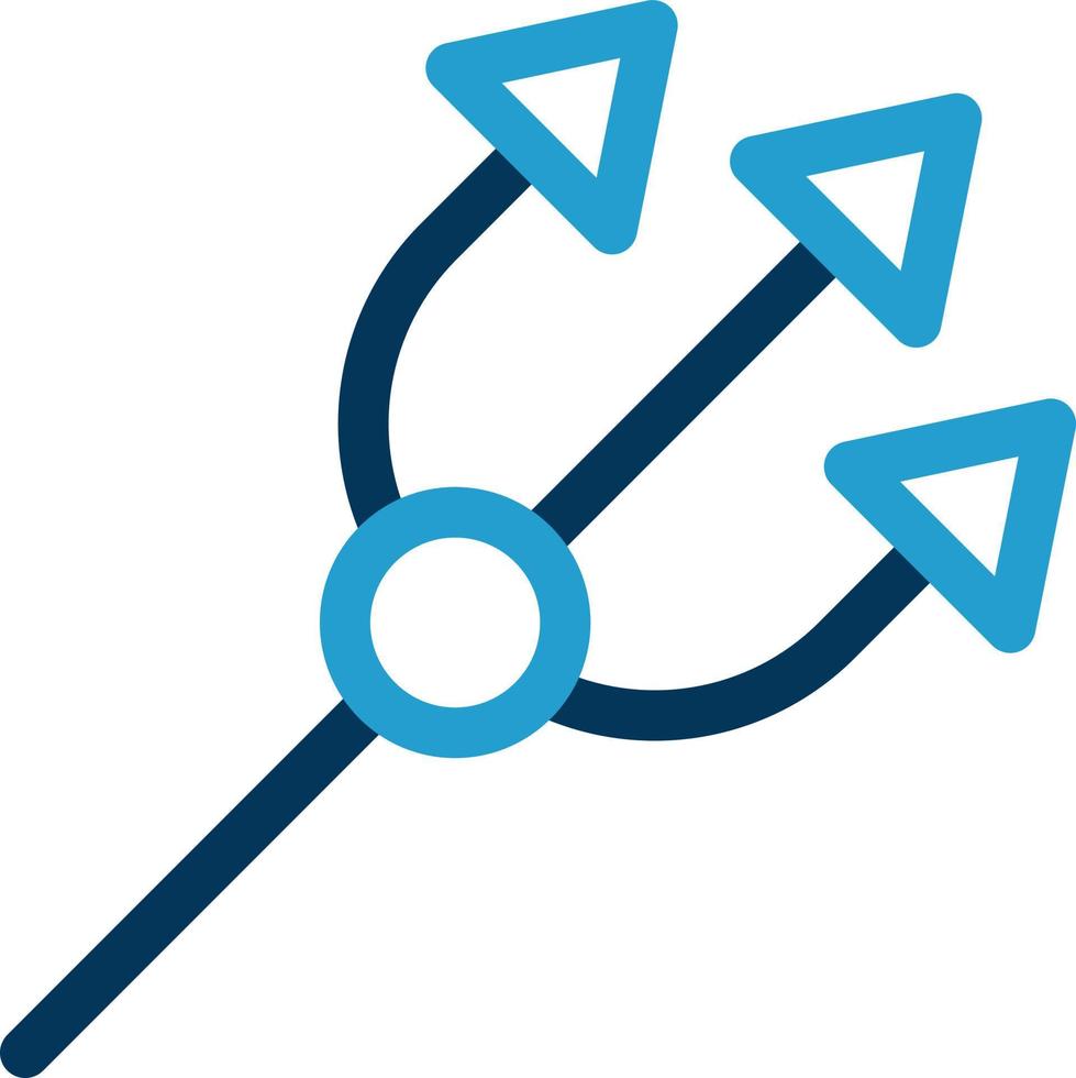 Trident Vector Icon Design