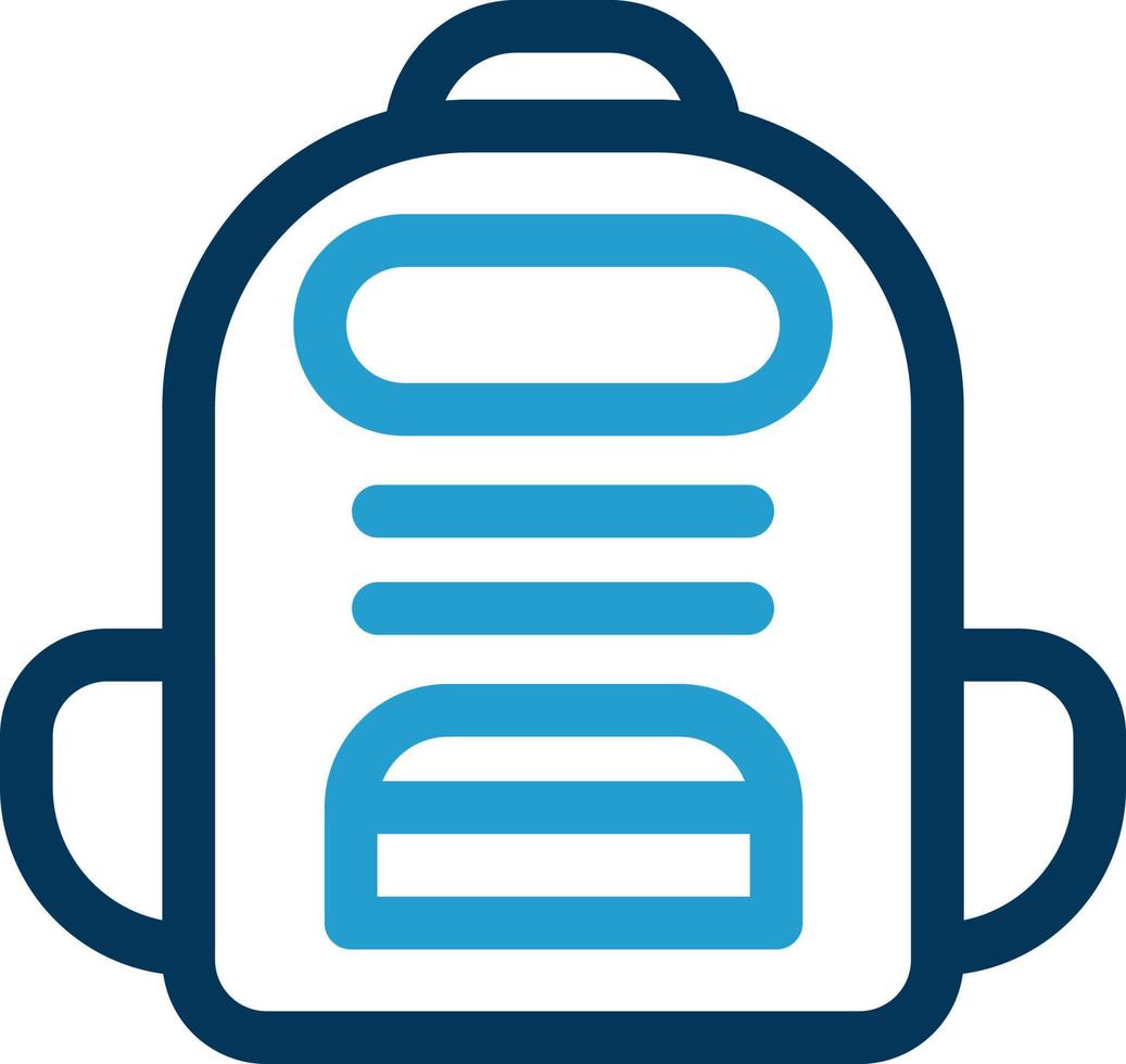 Backpack Vector Icon Design