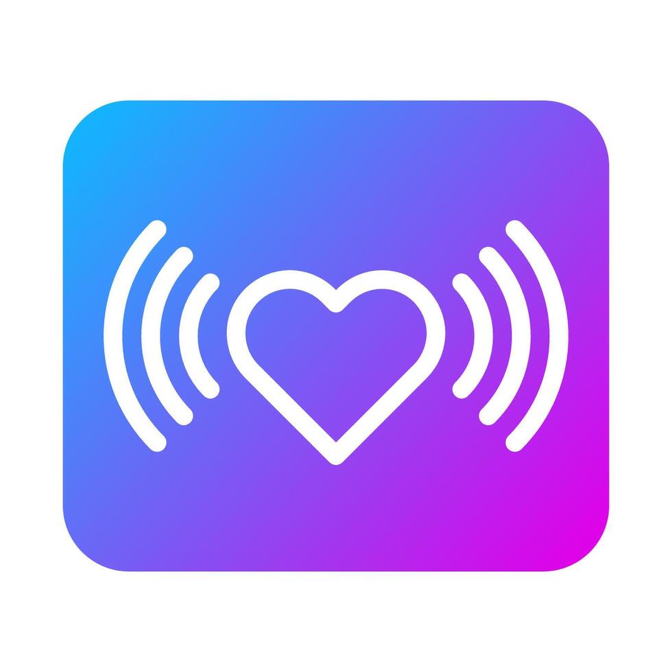 signal icon solid gradient style valentine illustration vector element and symbol perfect.