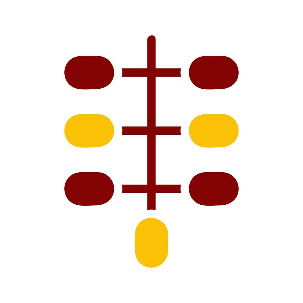 kurma icon duotone red yellow style ramadan illustration vector element and symbol perfect.