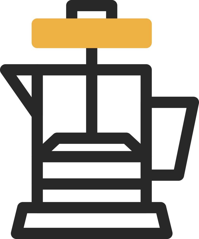 Coffee Press Vector Icon Design