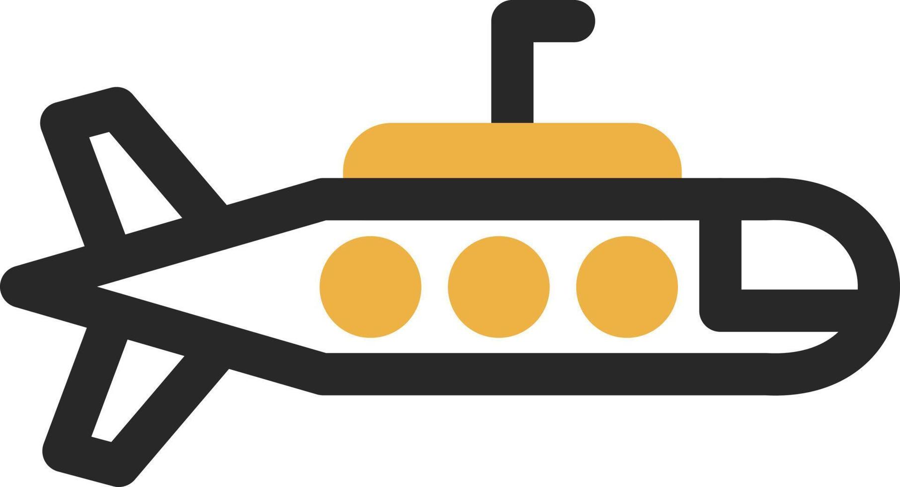 Submarine Vector Icon Design