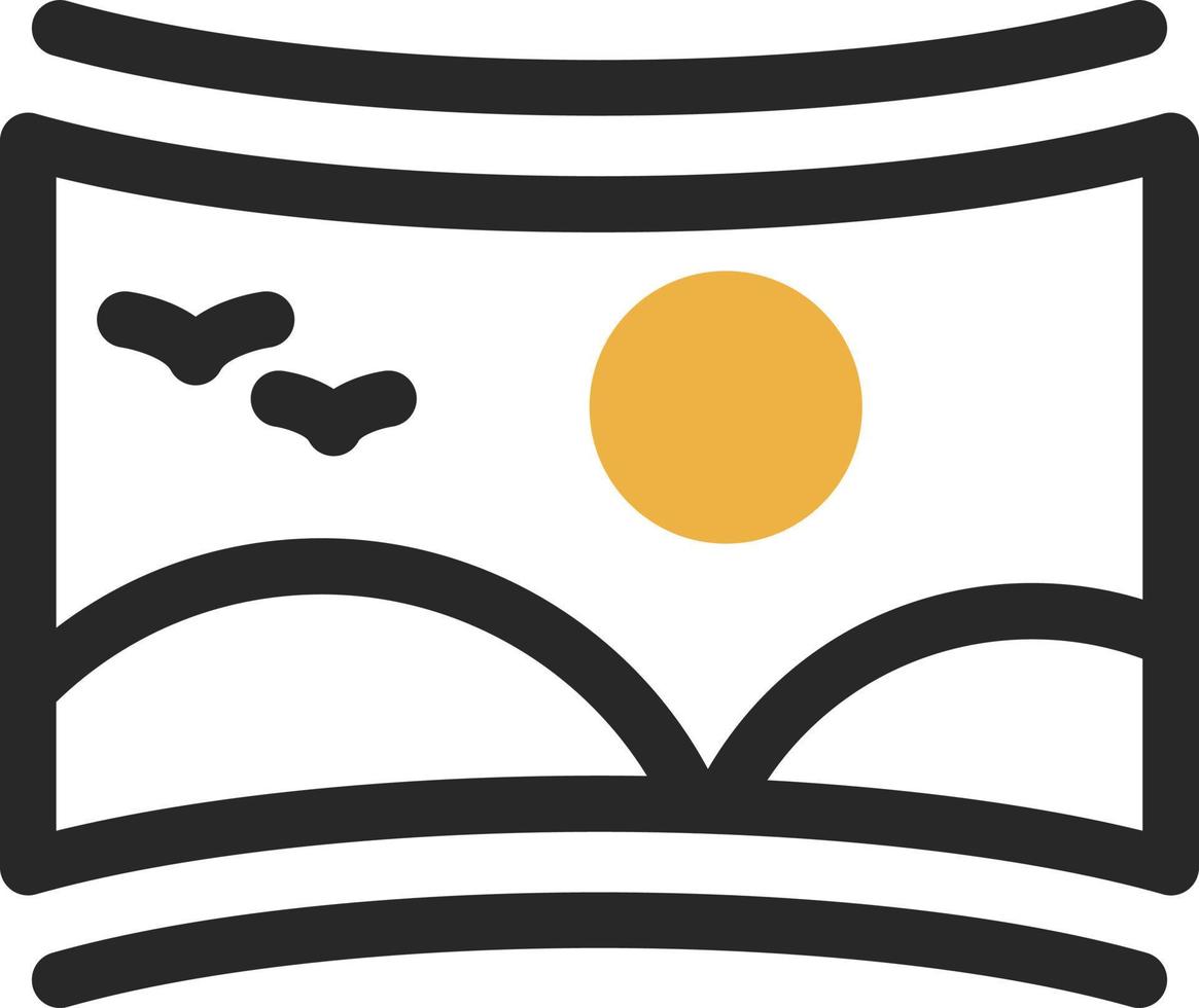 Panoramic Vector Icon Design