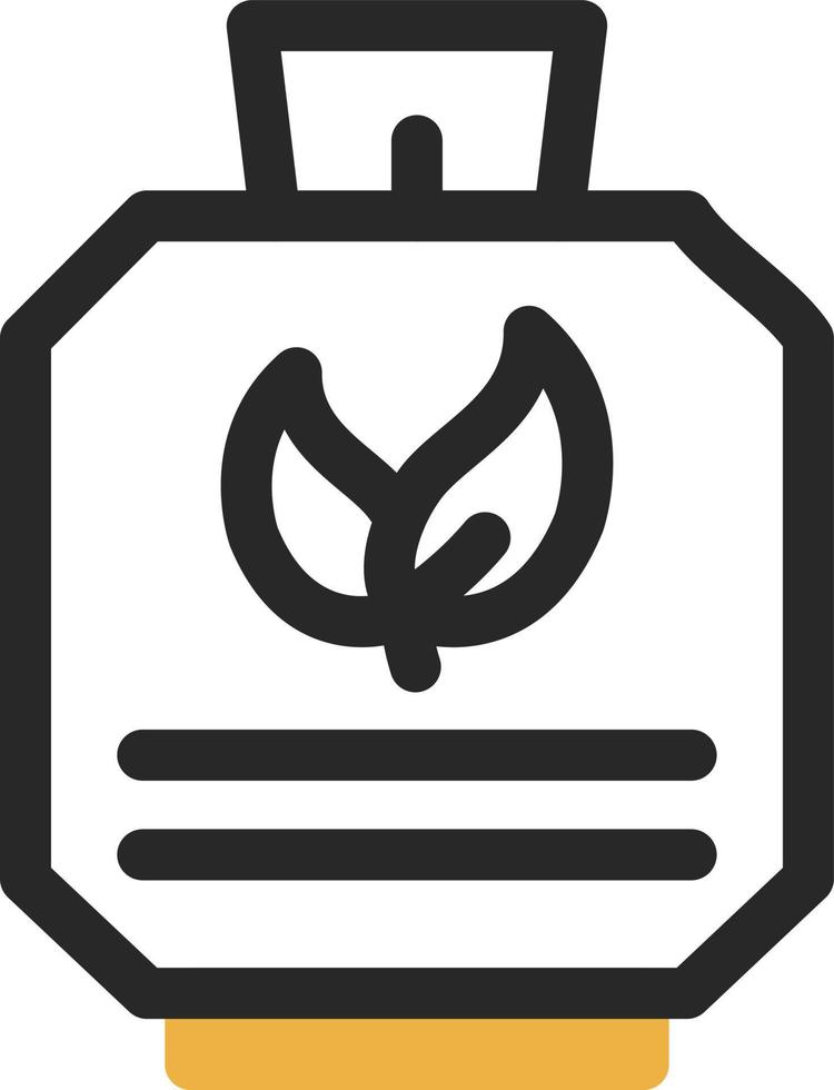 Biogas Cylinder Vector Icon Design