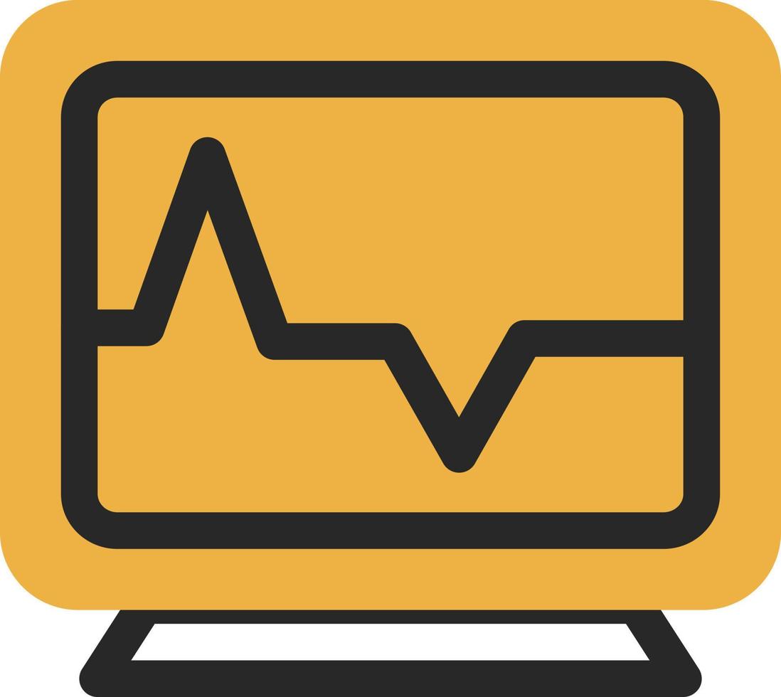 Heart Monitoring Vector Icon Design