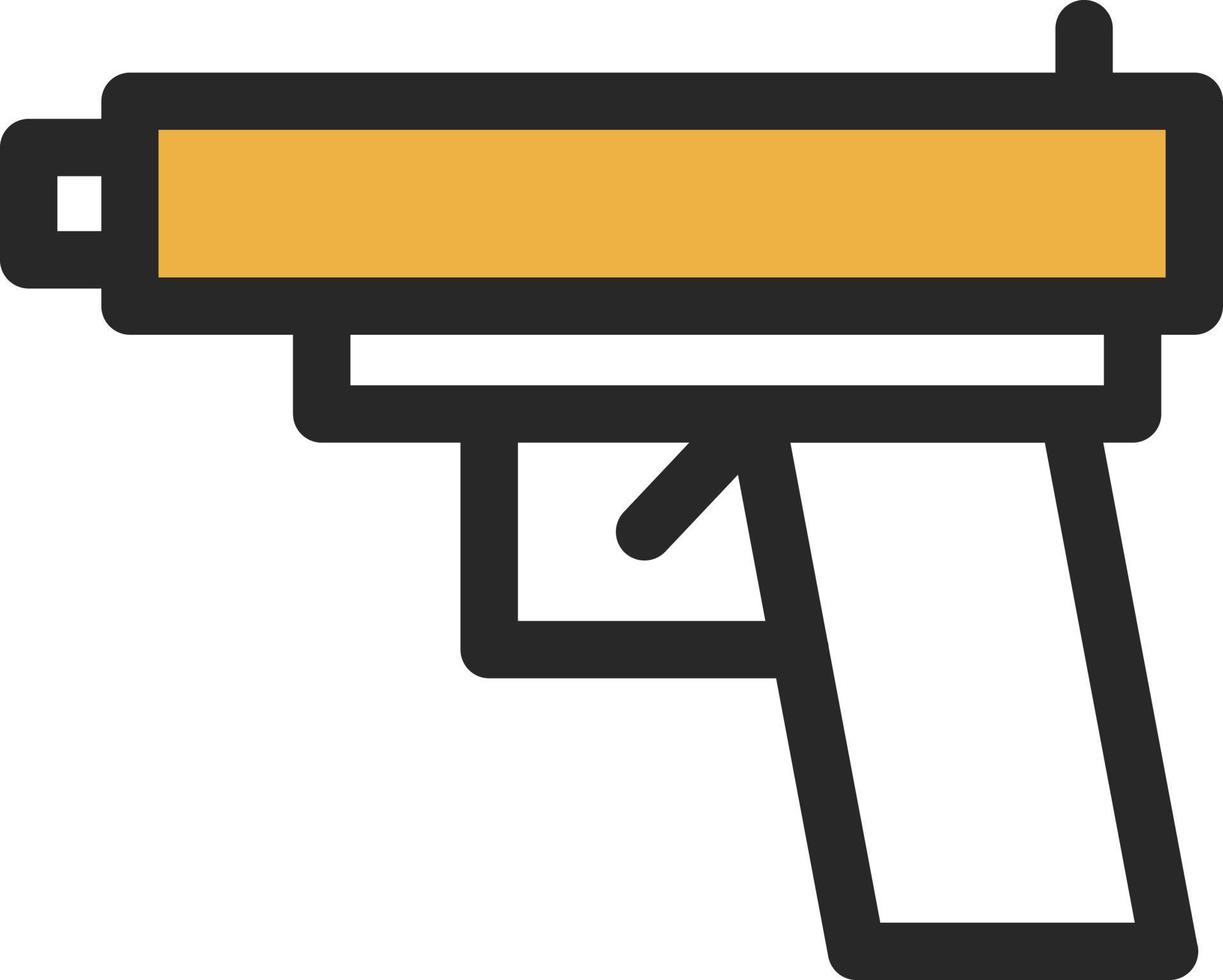 juego pistola vector icono diseño