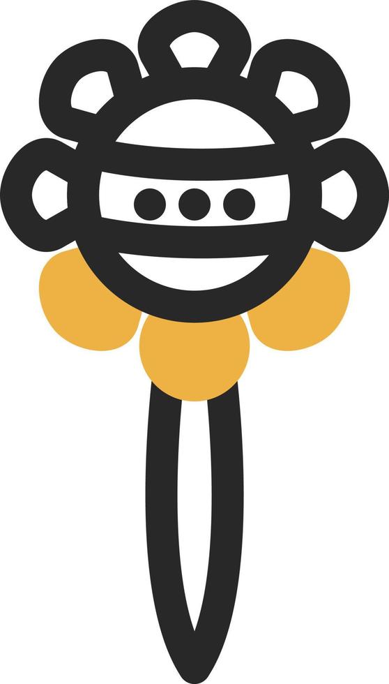 Rattle Vector Icon Design