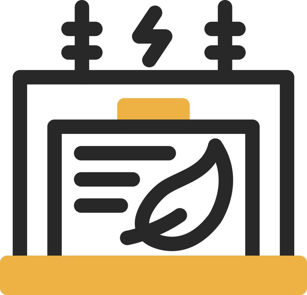 Eco Transformer Vector Icon Design