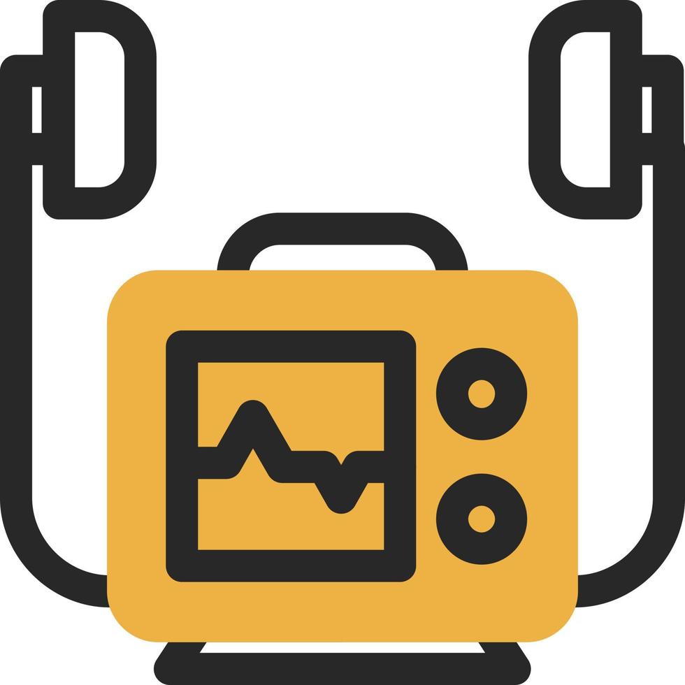 Defibrillator Vector Icon Design