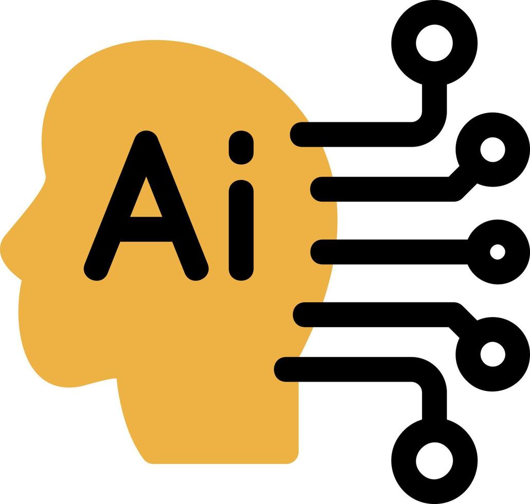 Artificial Consciousness Vector Icon Design