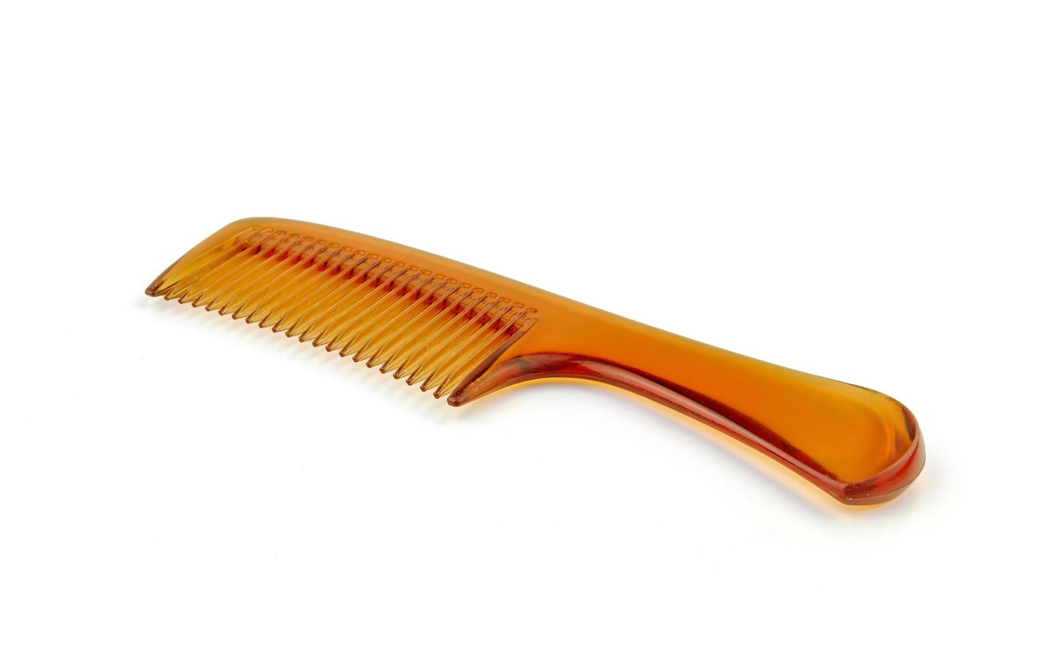 hair comb on white background photo