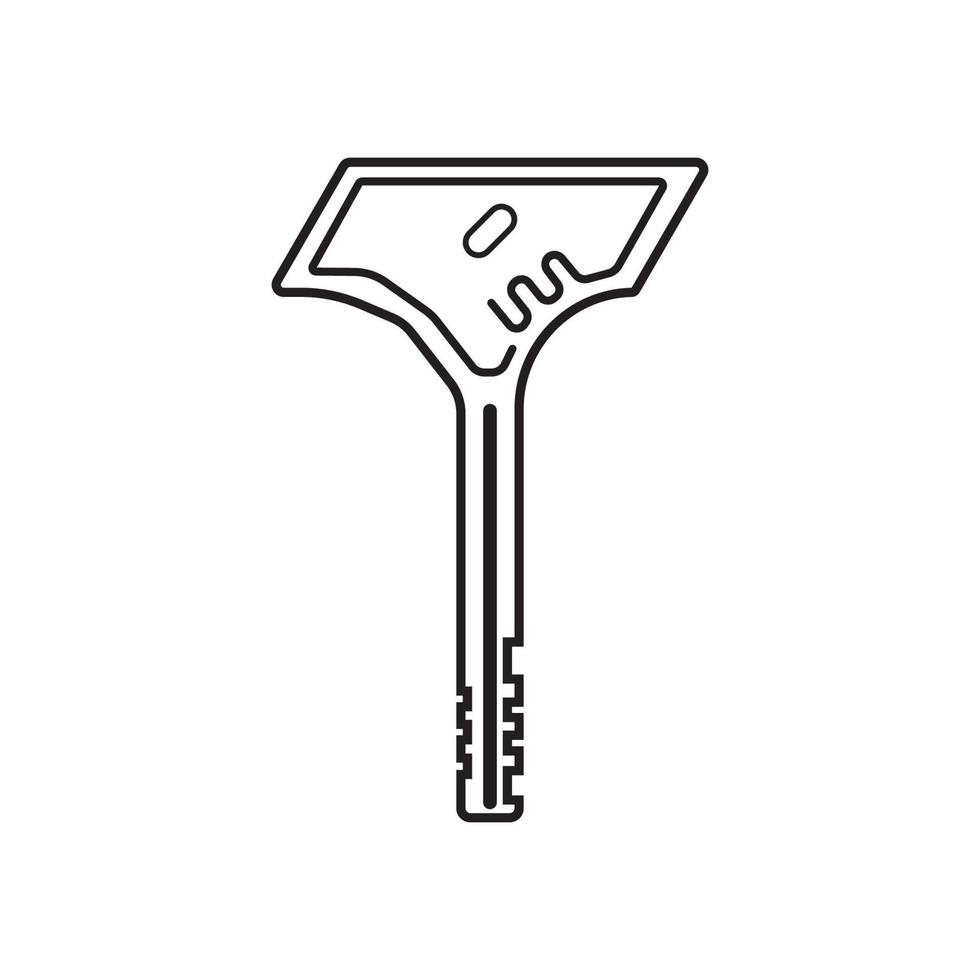 Key icon vector