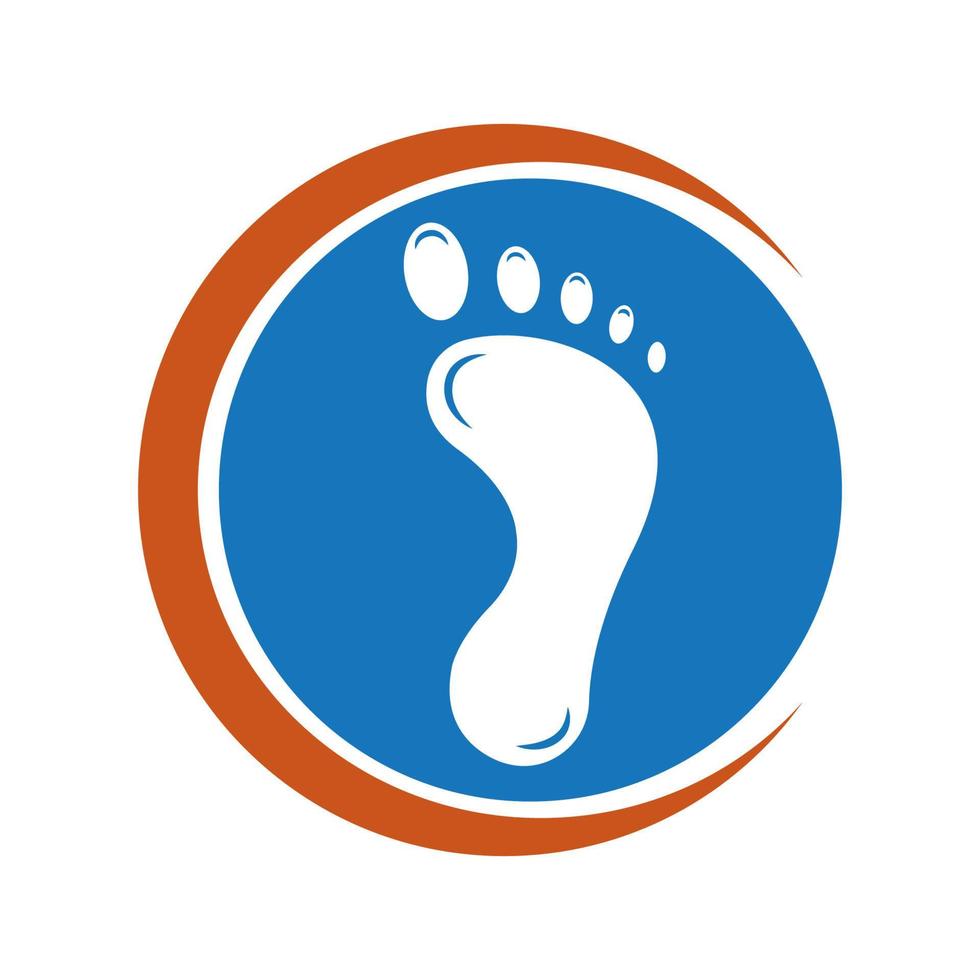 footprints icon vector