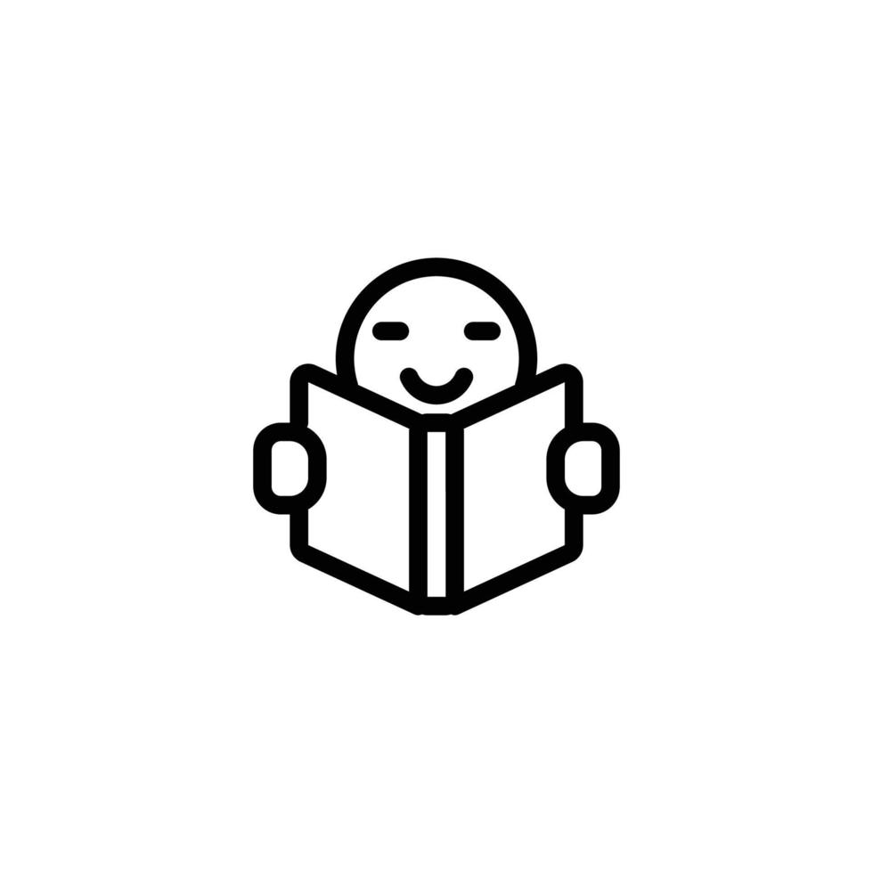 reading book icon. outline icon 20114374 Vector Art at Vecteezy