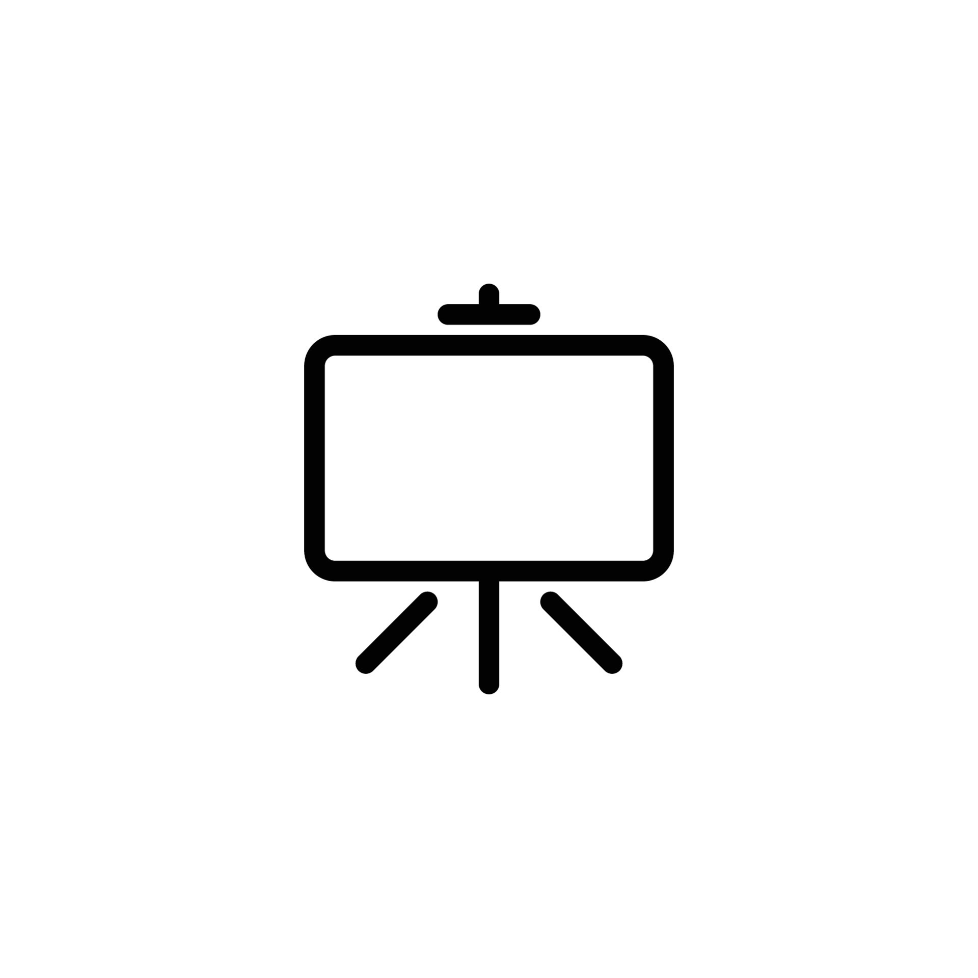 chalkboard icon. outline icon 20114377 Vector Art at Vecteezy