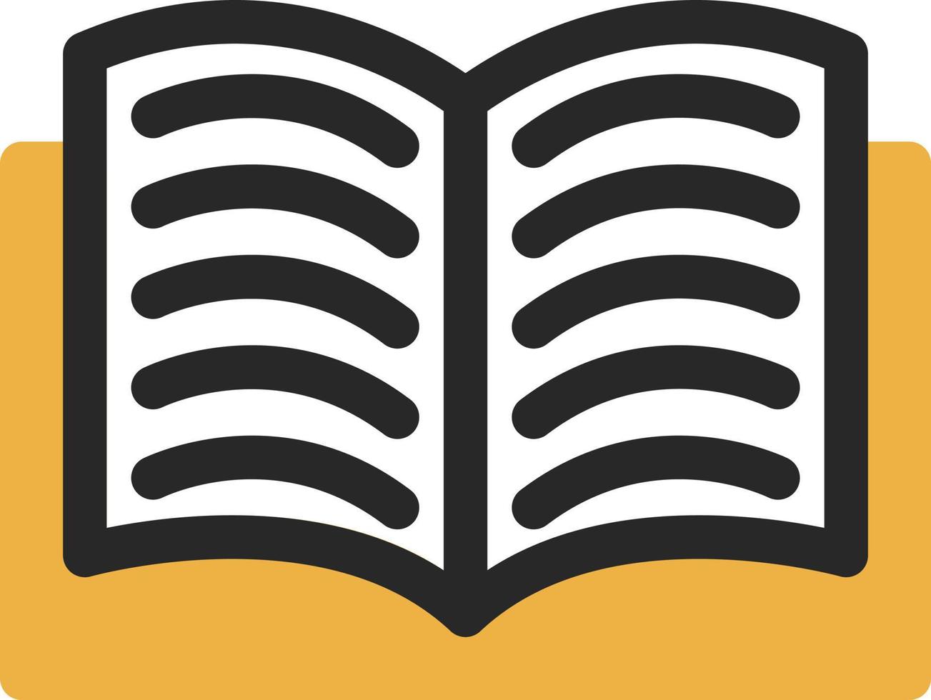 Open Book Vector Icon Design