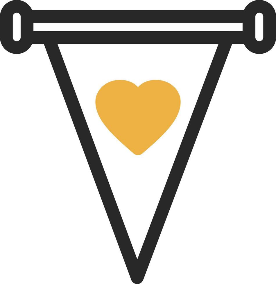 Pennant Vector Icon Design