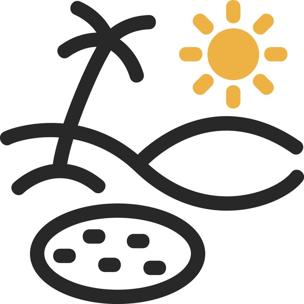 Oasis Vector Icon Design