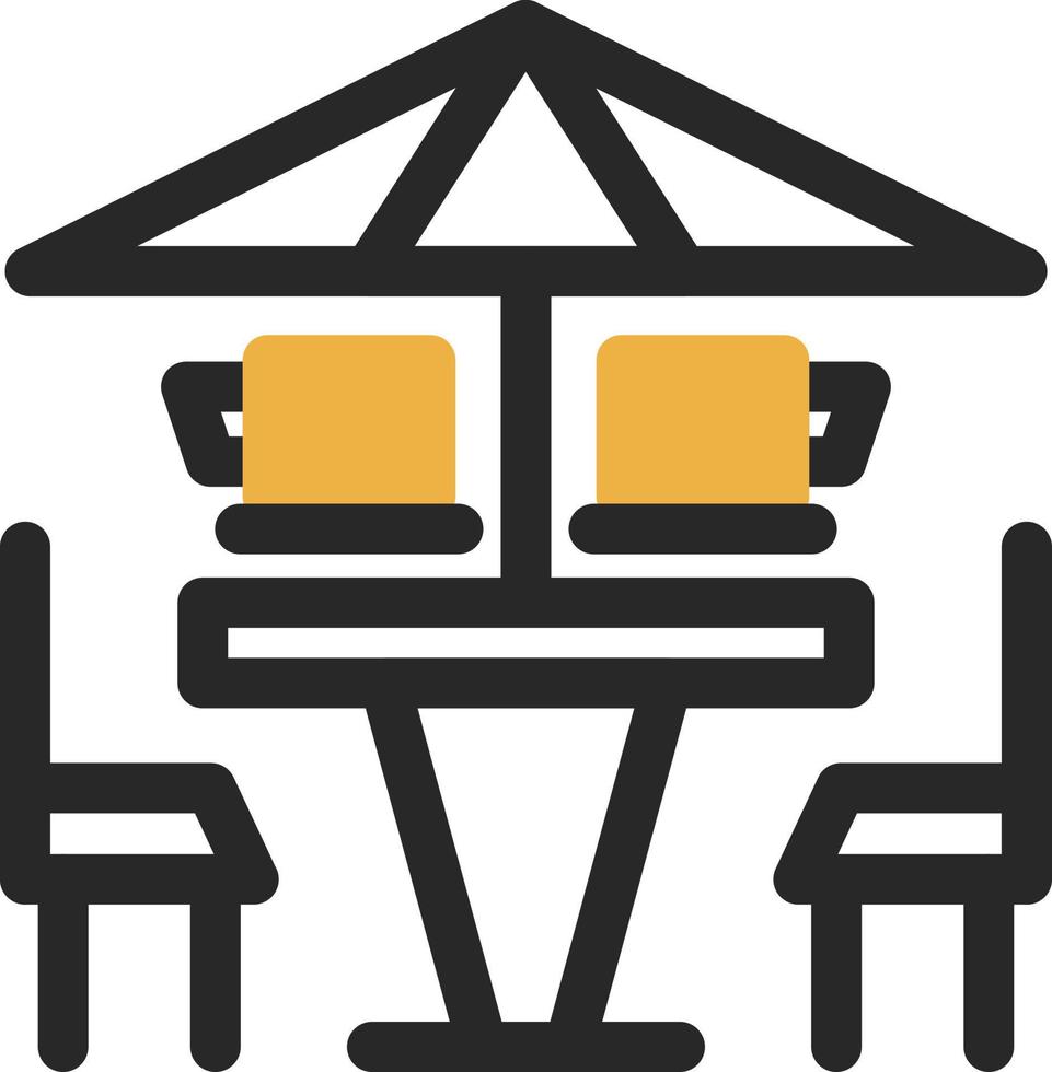 Coffee Terrace Vector Icon Design