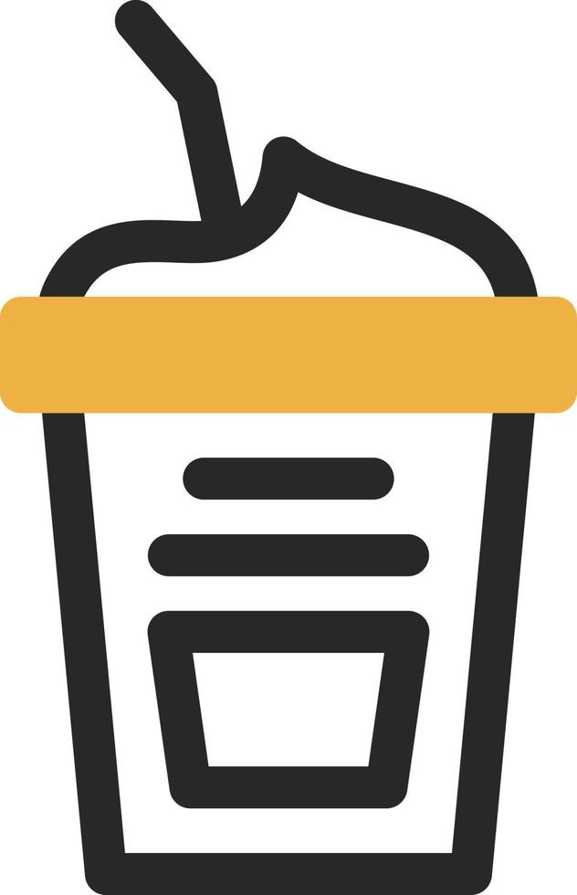 diseño de icono de vector de frappuccino