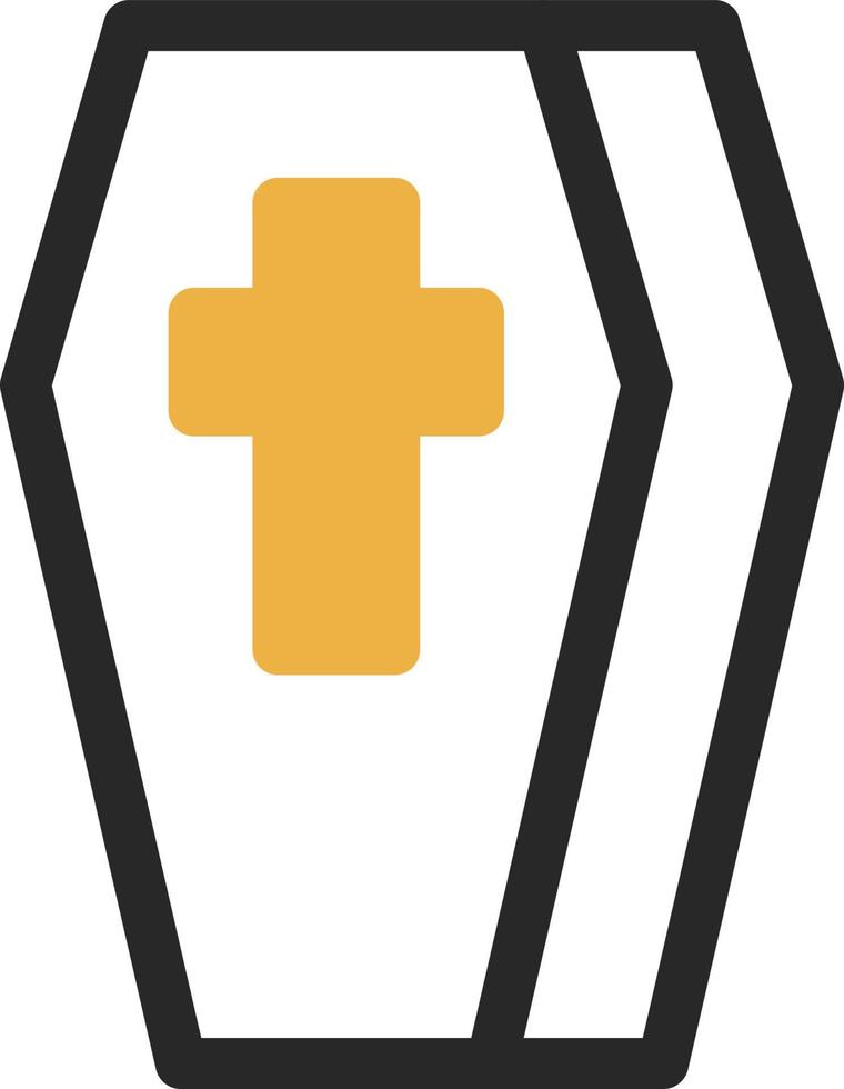 Coffin Vector Icon Design