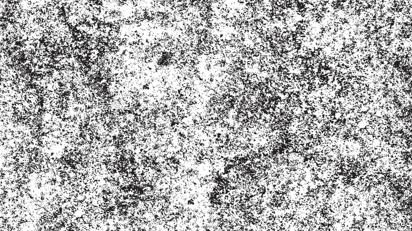 textura de superposición envejecida, fondo de grunge abstracto en blanco y negro, suciedad vectorial envejecida, textura de astillas, grietas, rasguños, desgastes, polvo, suciedad. vector