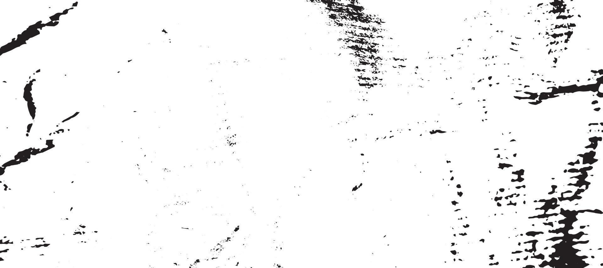 textura de superposición envejecida, fondo de grunge abstracto en blanco y negro, suciedad vectorial envejecida, textura de astillas, grietas, rasguños, desgastes, polvo, suciedad. vector