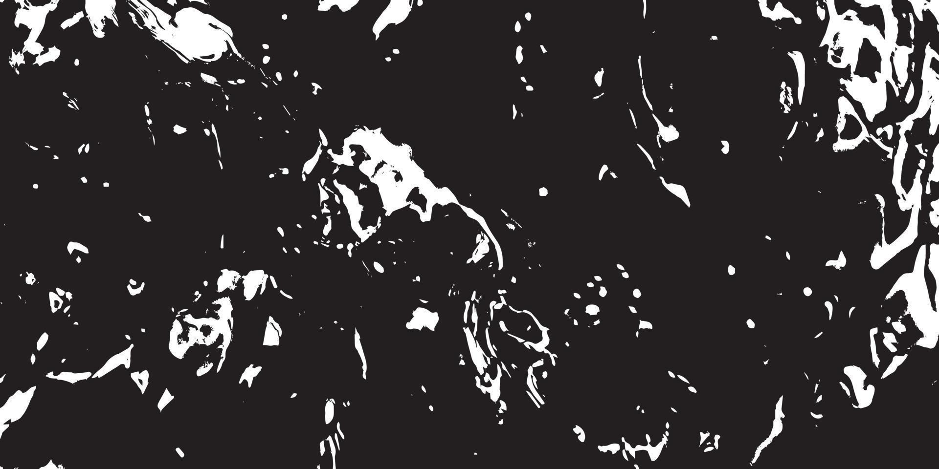 textura de superposición envejecida, fondo de grunge abstracto en blanco y negro, suciedad vectorial envejecida, textura de astillas, grietas, rasguños, desgastes, polvo, suciedad. vector