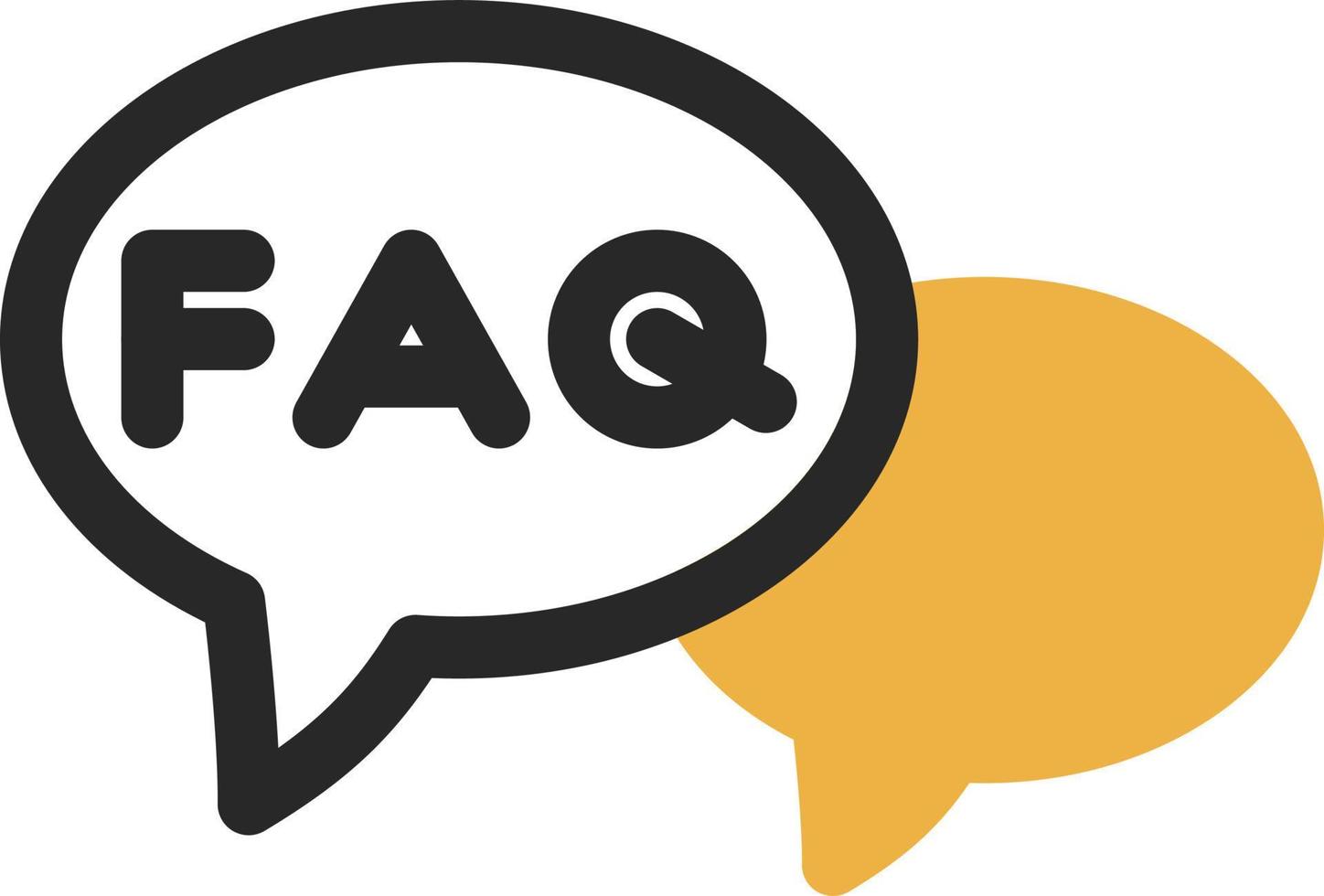 FAQ Vector Icon Design