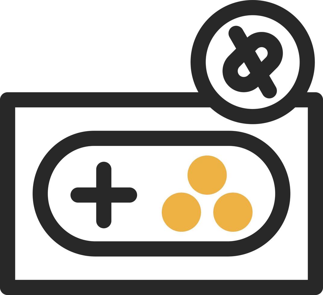 Game Disconnect Vector Icon Design