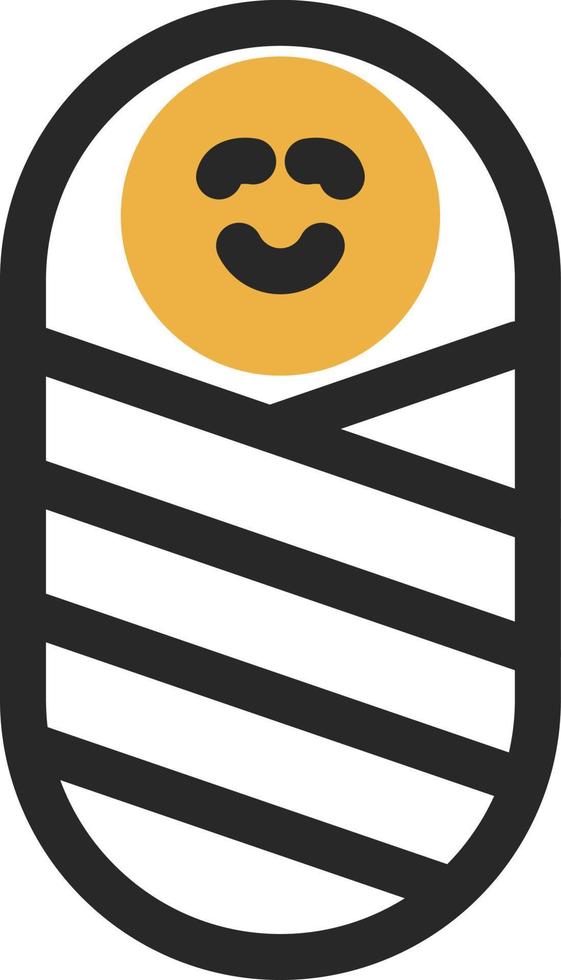Newborn Baby Vector Icon Design