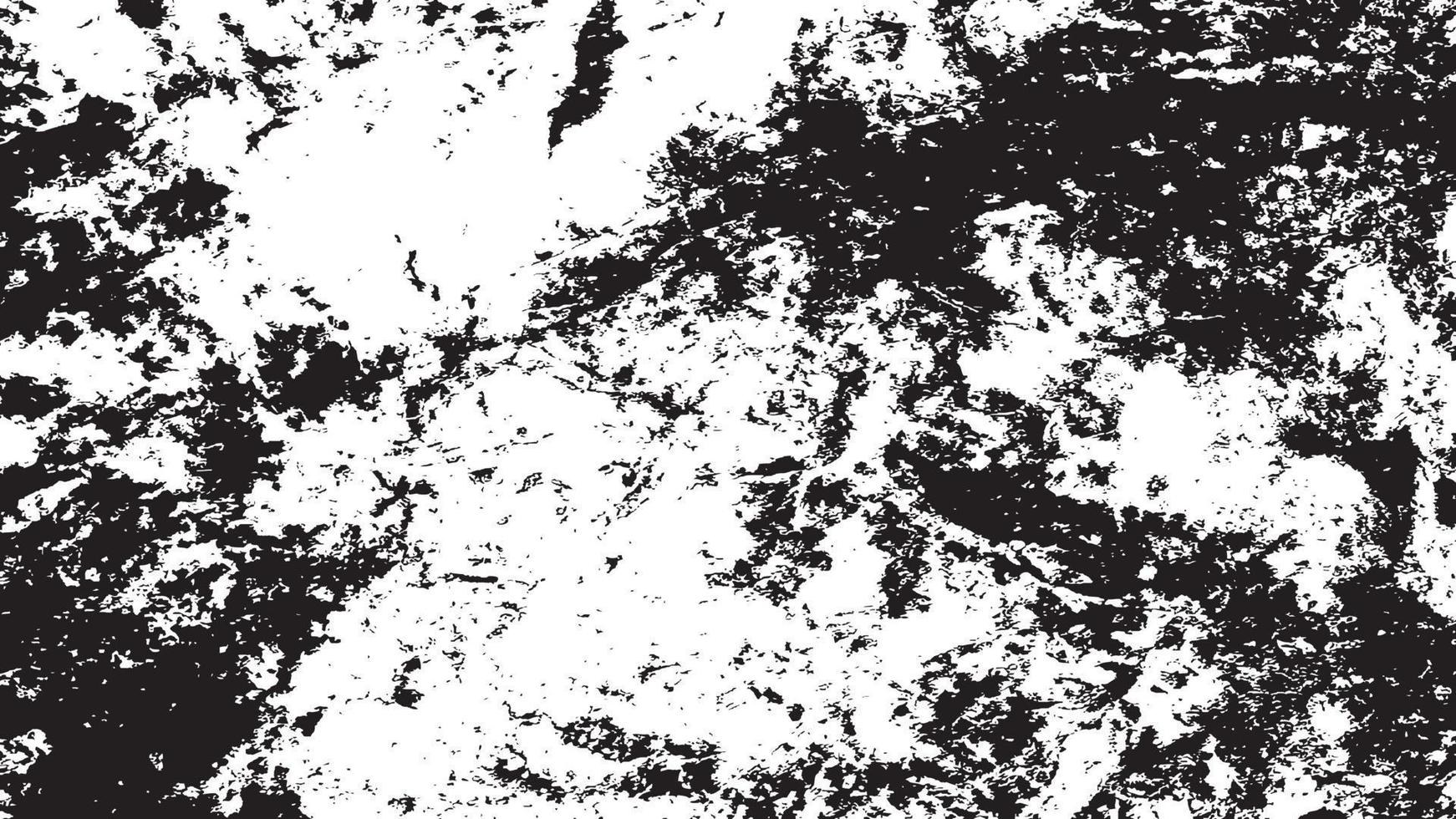 textura de superposición envejecida, fondo de grunge abstracto en blanco y negro, suciedad vectorial envejecida, textura de astillas, grietas, rasguños, desgastes, polvo, suciedad. vector