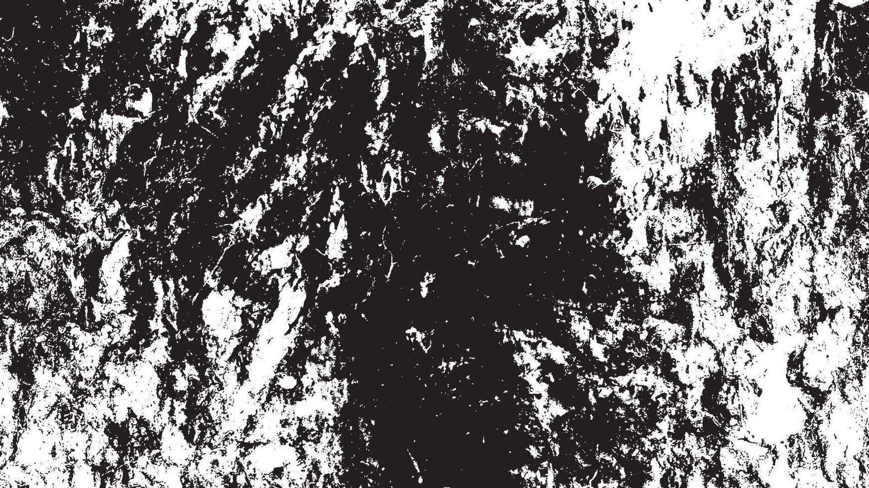 textura de superposición envejecida, fondo de grunge abstracto en blanco y negro, suciedad vectorial envejecida, textura de astillas, grietas, rasguños, desgastes, polvo, suciedad. vector