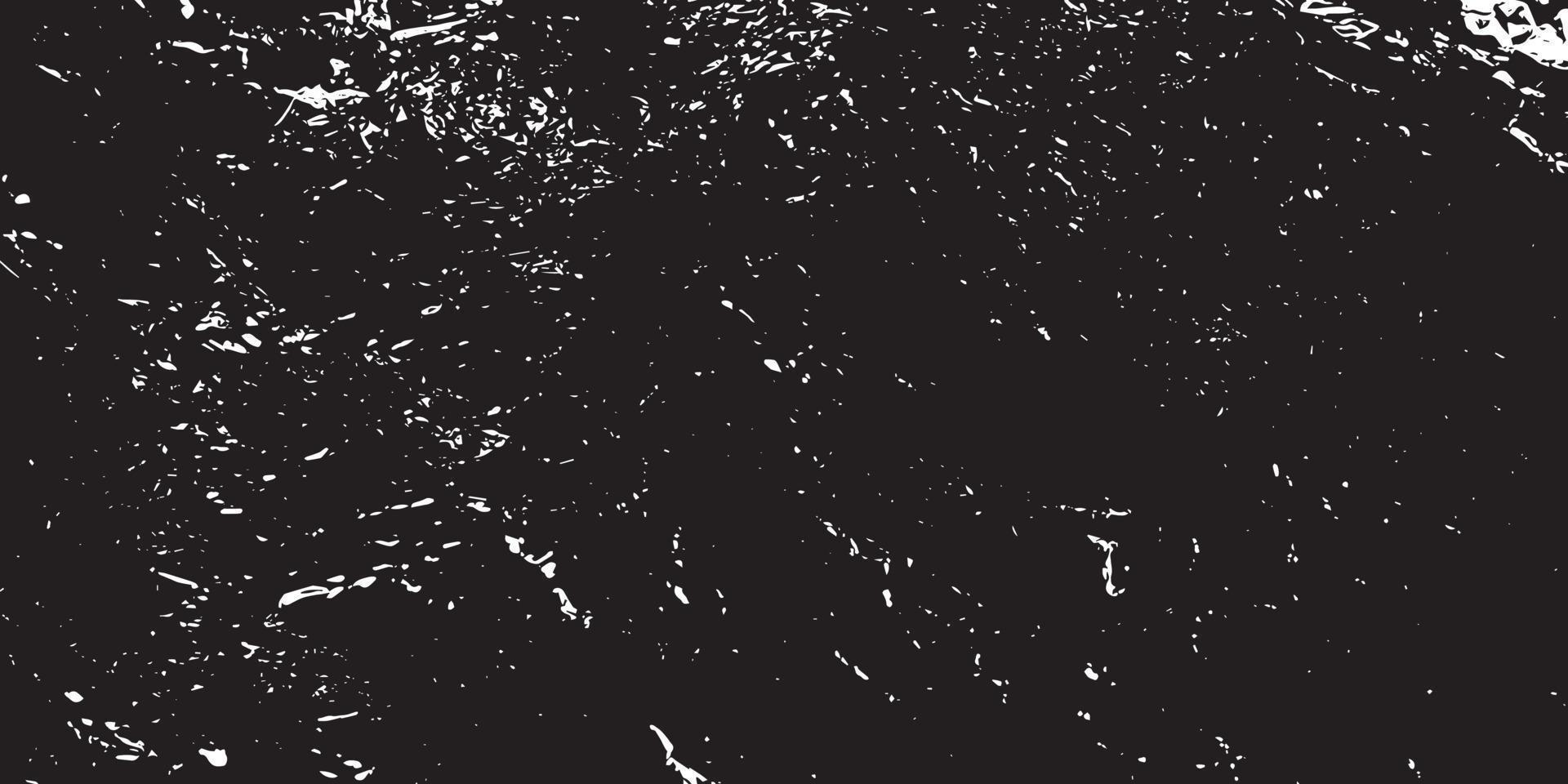 textura de superposición envejecida, fondo de grunge abstracto en blanco y negro, suciedad vectorial envejecida, textura de astillas, grietas, rasguños, desgastes, polvo, suciedad. vector