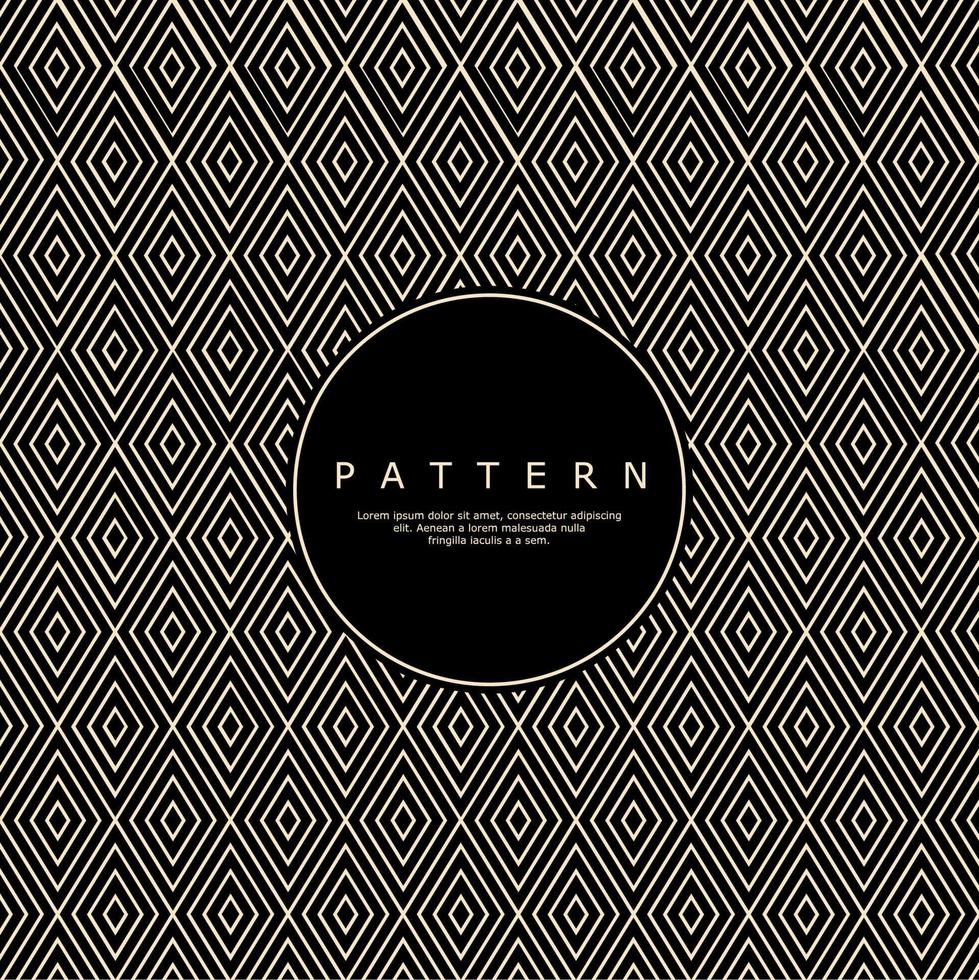 Abstract square lines pattern design. Luxury line pattern vector template.