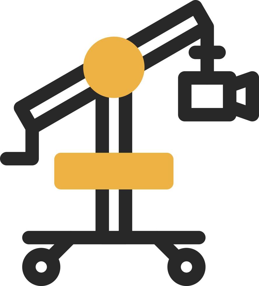 Camera Crane Vector Icon Design