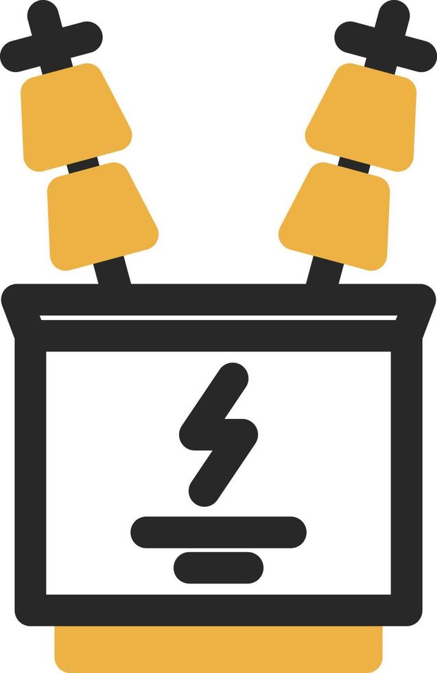 Power Transformer Vector Icon Design