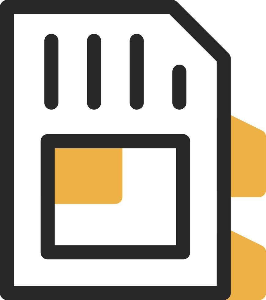 SD Card Vector Icon Design