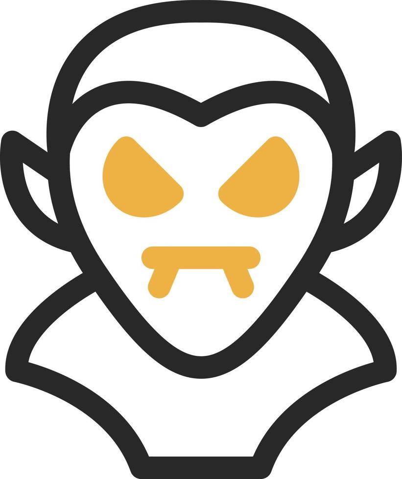 Dracula Vector Icon Design