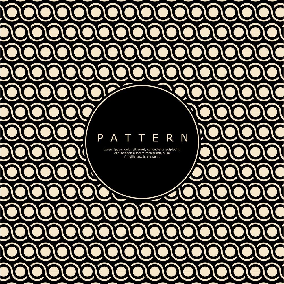 Abstract line circles pattern design. Circle abstract pattern graphic vector