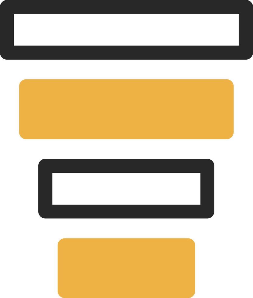 Funnel Chart Vector Icon Design