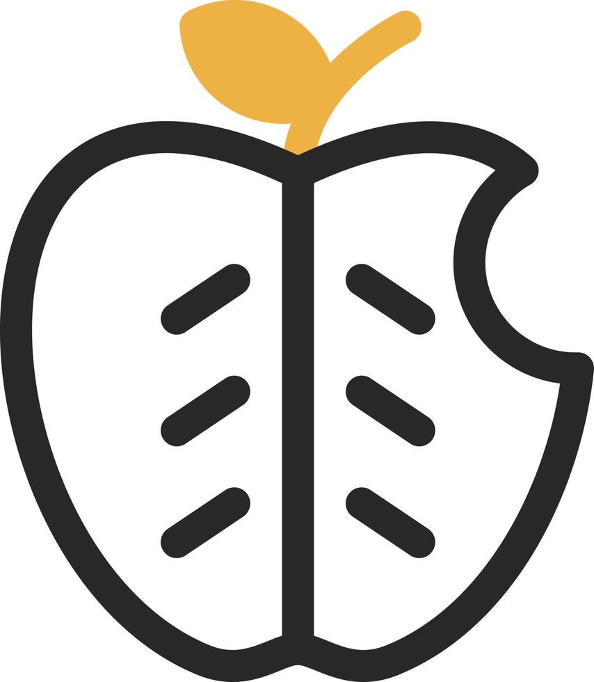 diseño de icono de vector de manzana