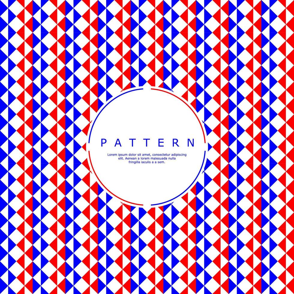 Triangle shapes abstract seamless pattern design. Modern basic shape pattern vector. vector