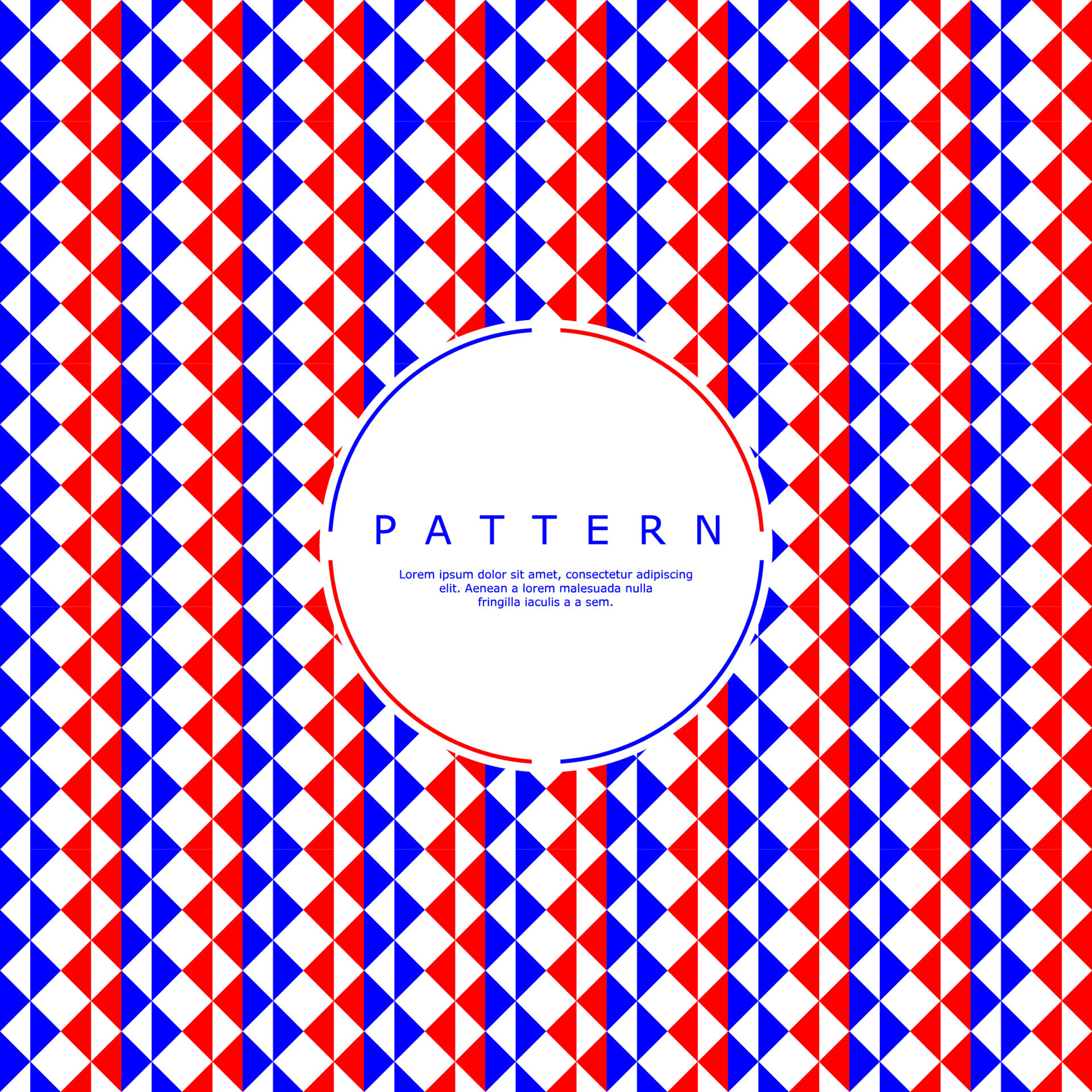 Triangle shapes abstract seamless pattern design. Modern basic shape ...