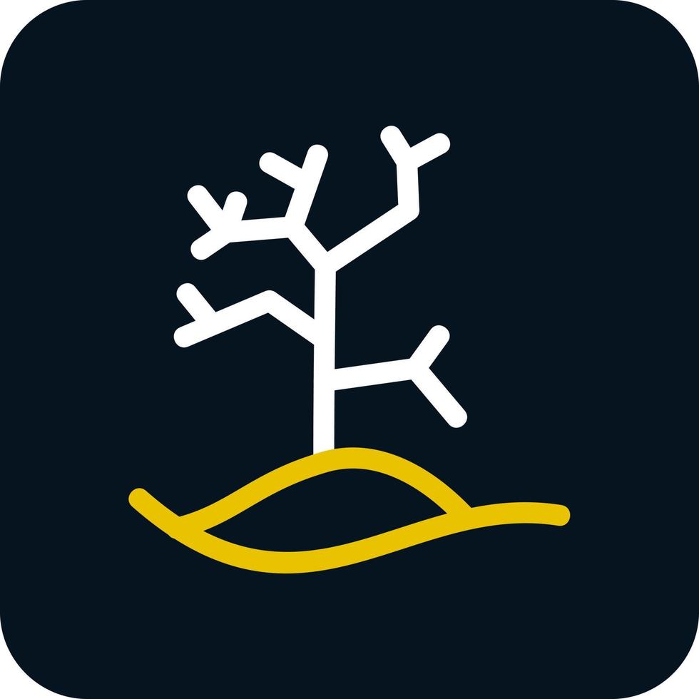 Dry Tree Vector Icon Design