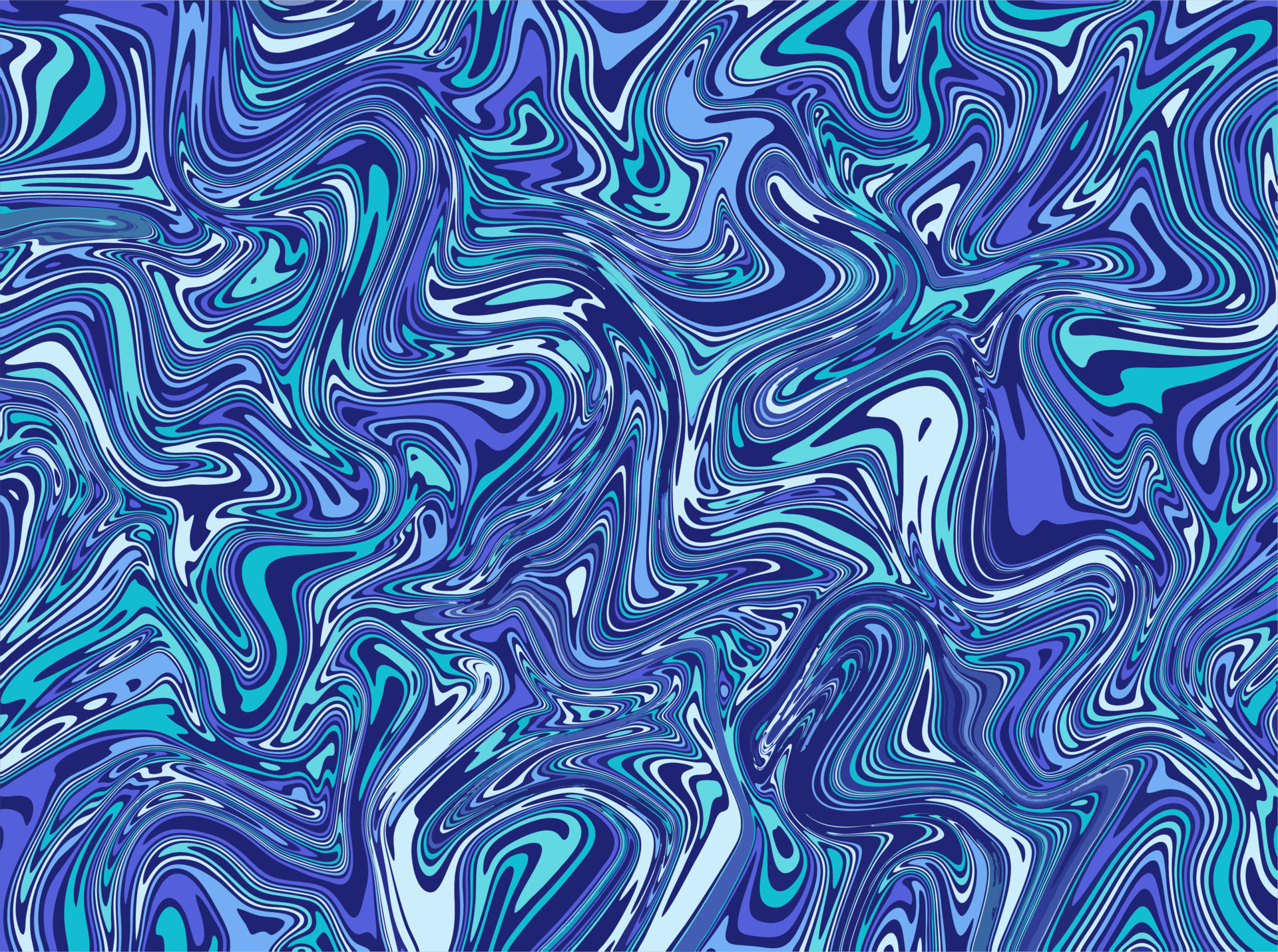 Modern blue abstract wave line design vector. Line wavy marble design