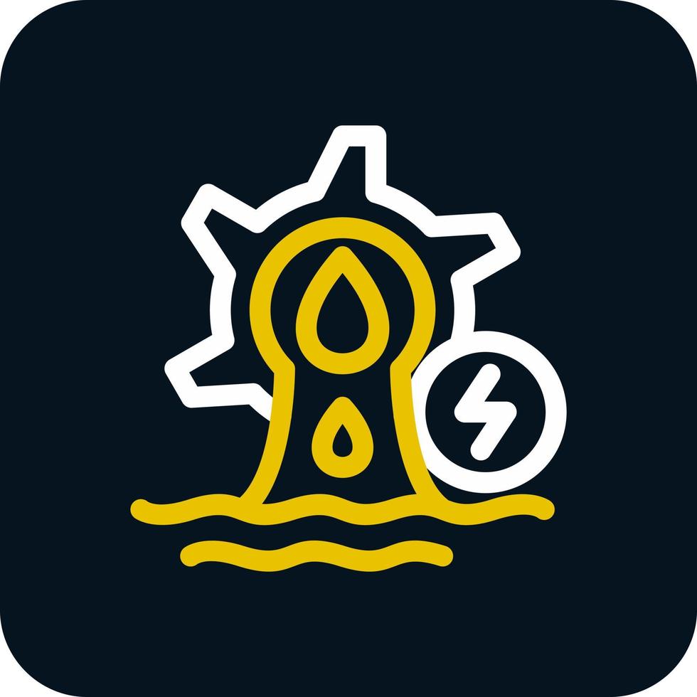 Hydro Power Vector Icon Design